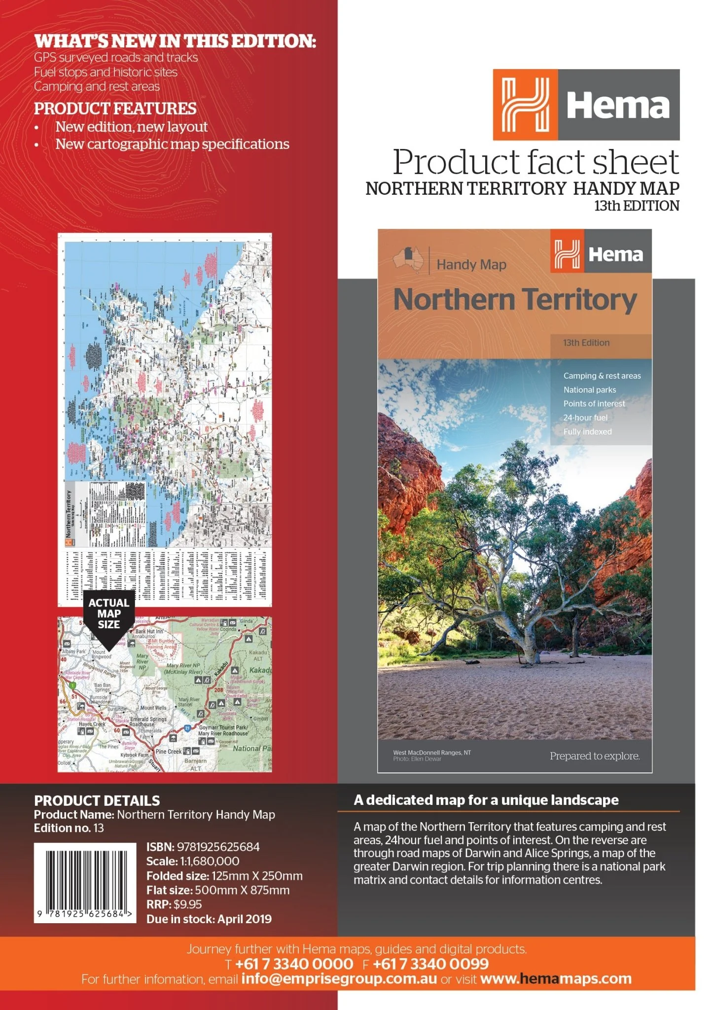 Northern Territory Handy Map - Image 7