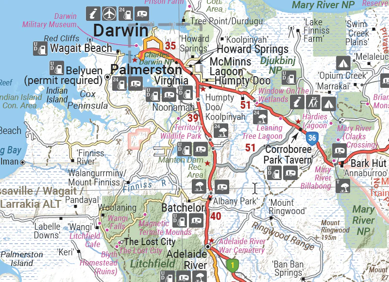Northern Territory State Map - Image 5