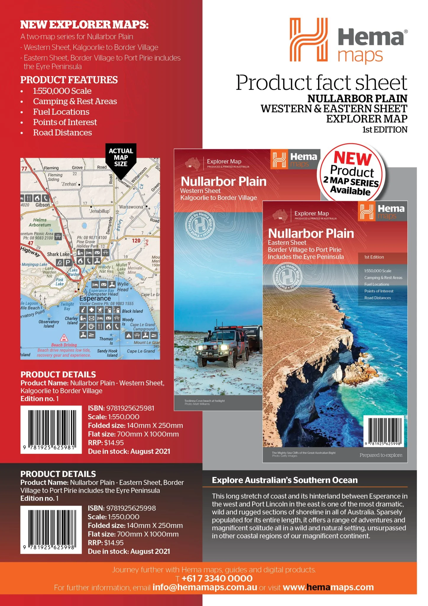 Nullarbor Plain - Eastern Map - Border Village to Port Pirie - Image 3