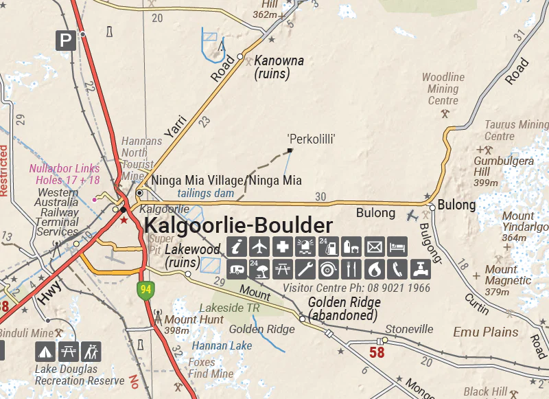 Nullarbor Plain - Western Map - Kalgoorlie to Border Village - Image 5