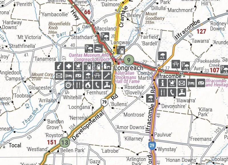 Outback Queensland Map - Image 6