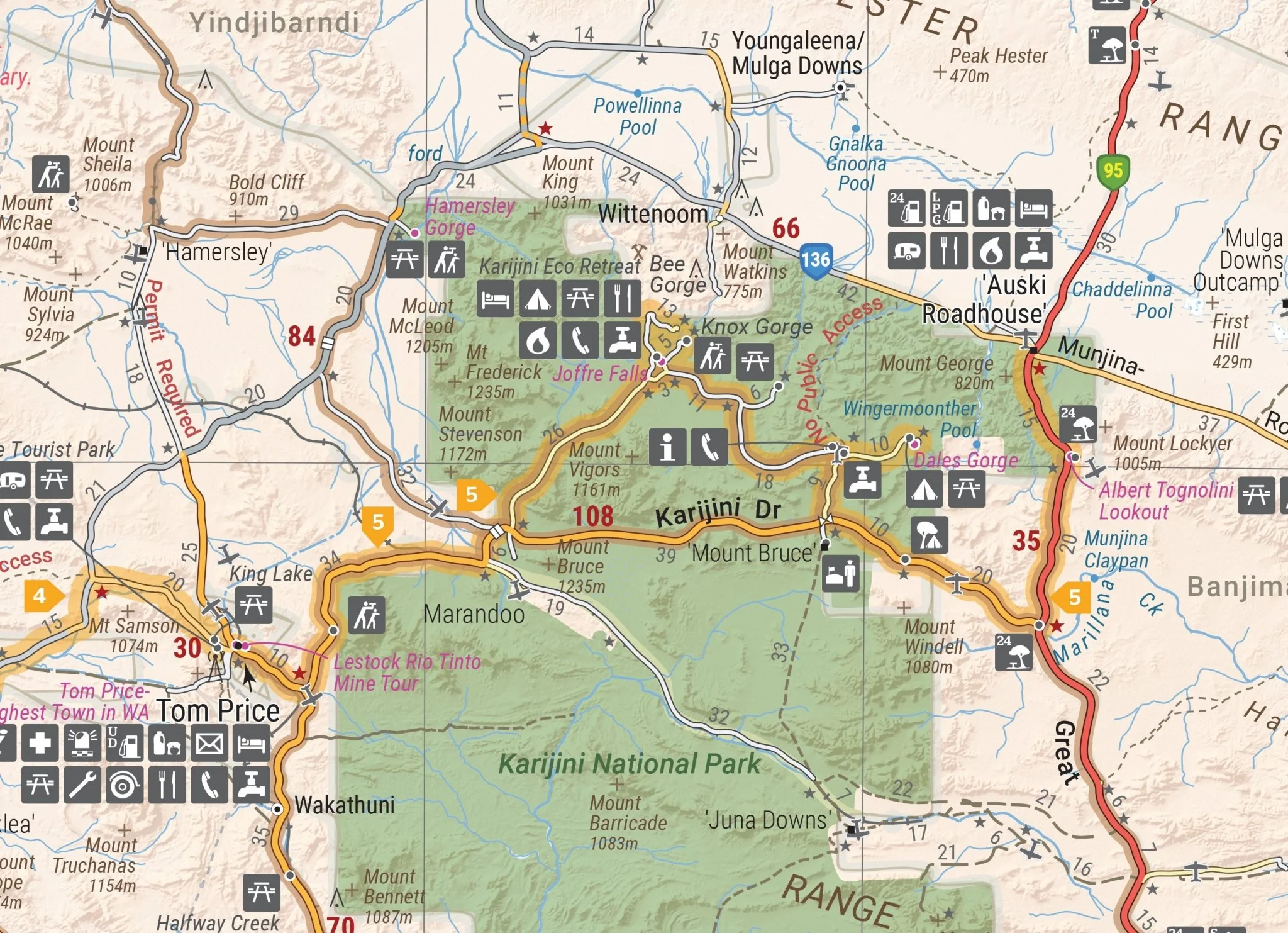 Pilbara Wall Map - Image 2