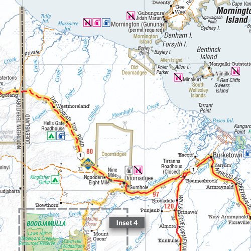 Savannah Way - Cairns to Broome Map - Image 4