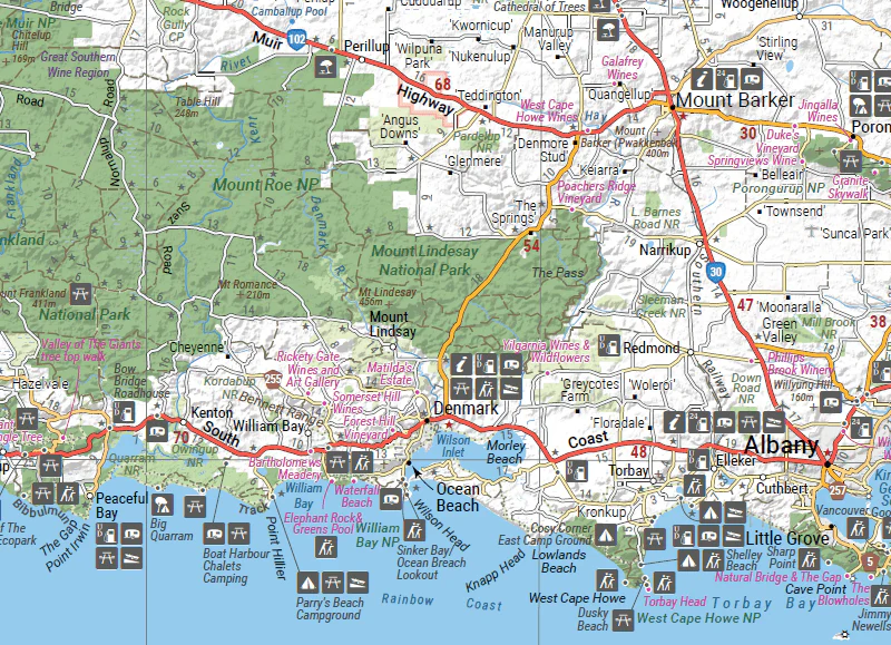 South West WA Wall Map - Image 2