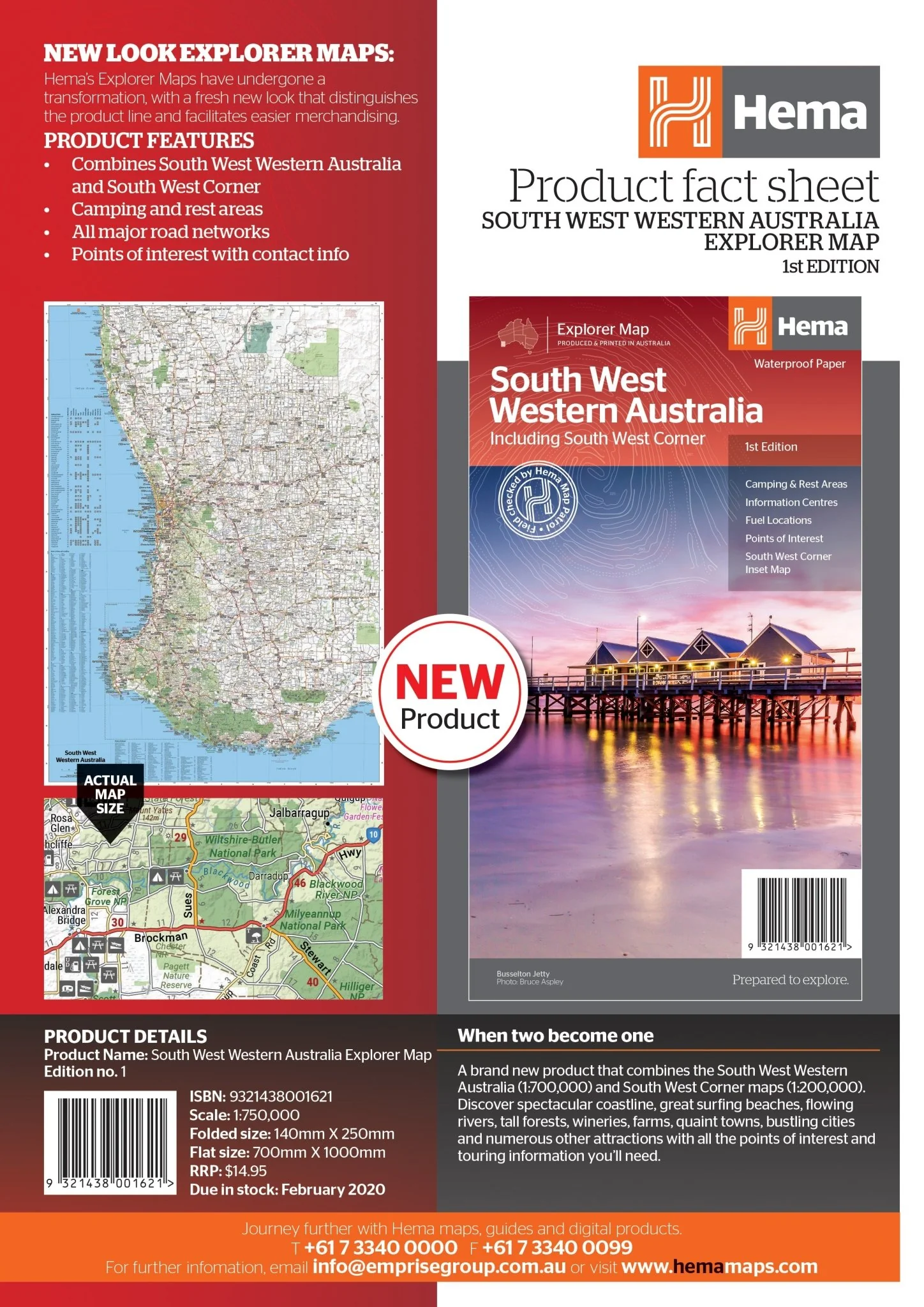 South West Western Australia Map - Image 3