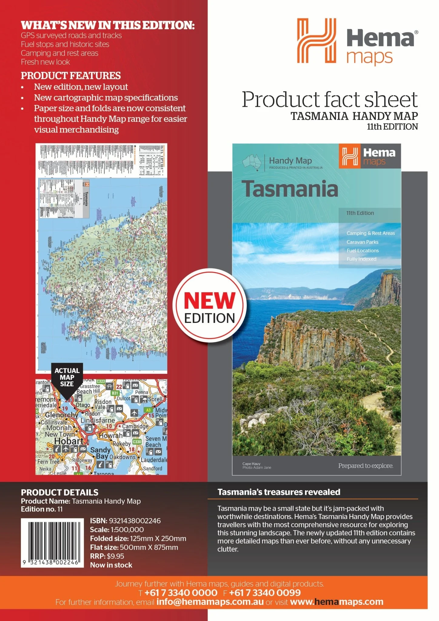 Tasmania Handy Map - Image 7