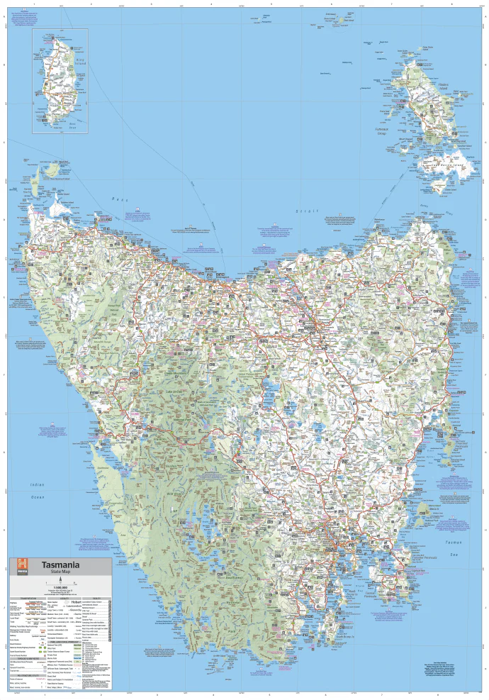 Tasmania State Map - Image 3