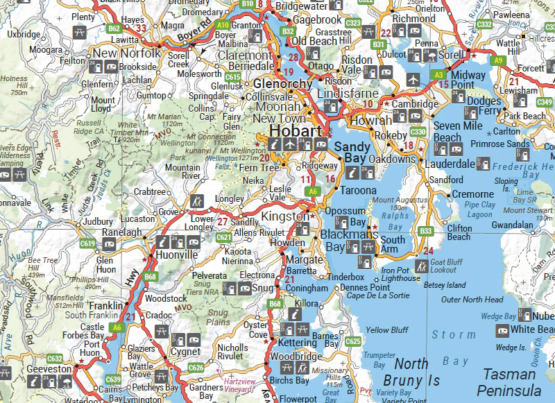 Tasmania State Wall Map - Image 2