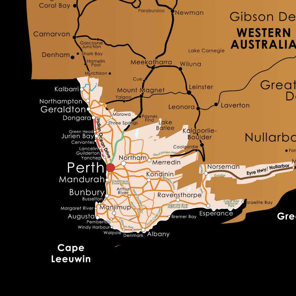 The Big Aussie Bucket List Scratch Map - Image 3
