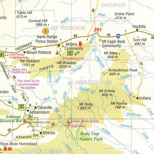 The Plenty and Sandover Highways Map - Image 3