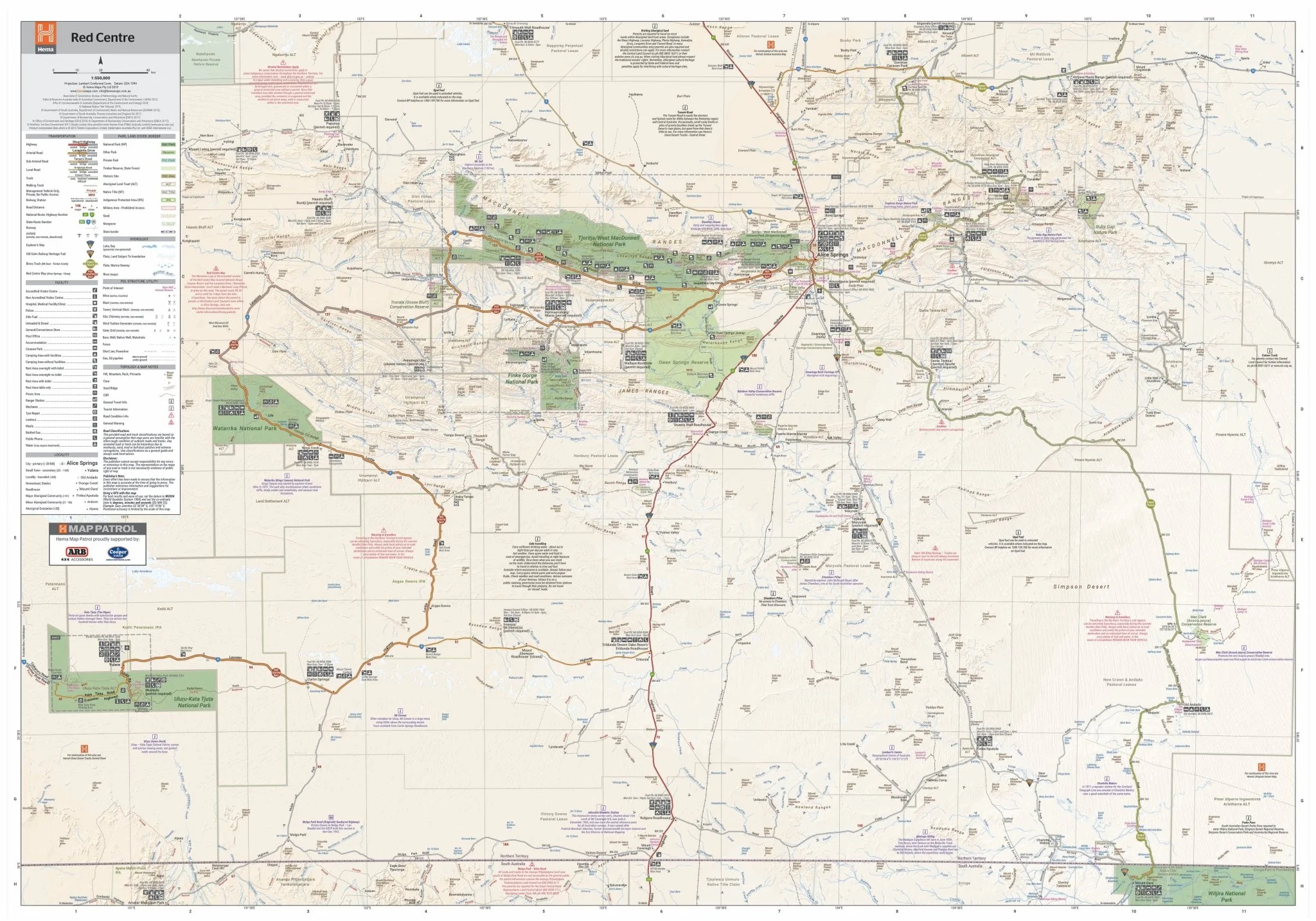 The Red Centre Map - Image 3