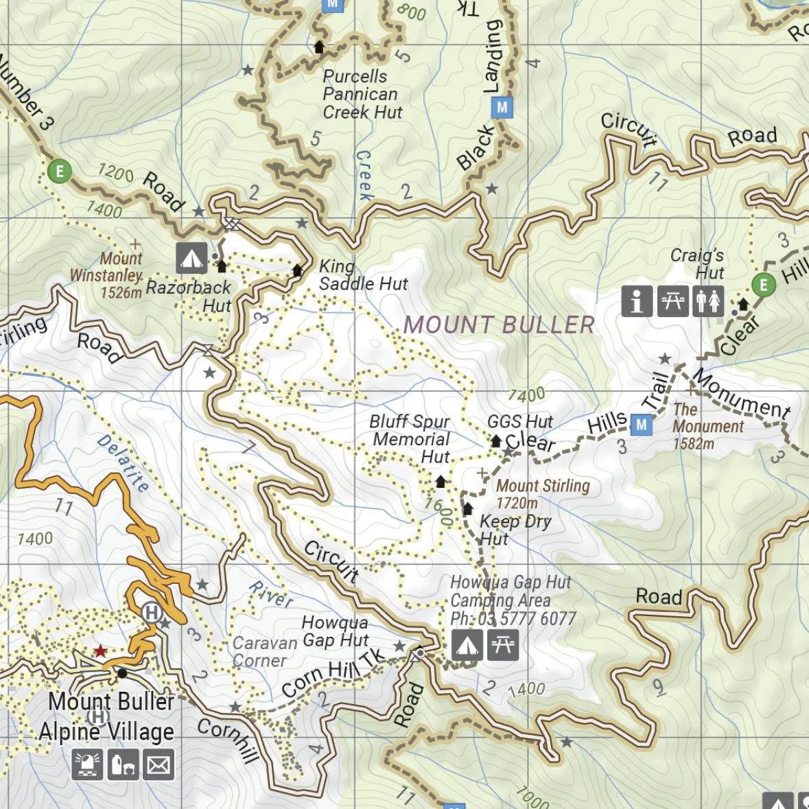 The Victorian High Country - North Western Map - Image 3