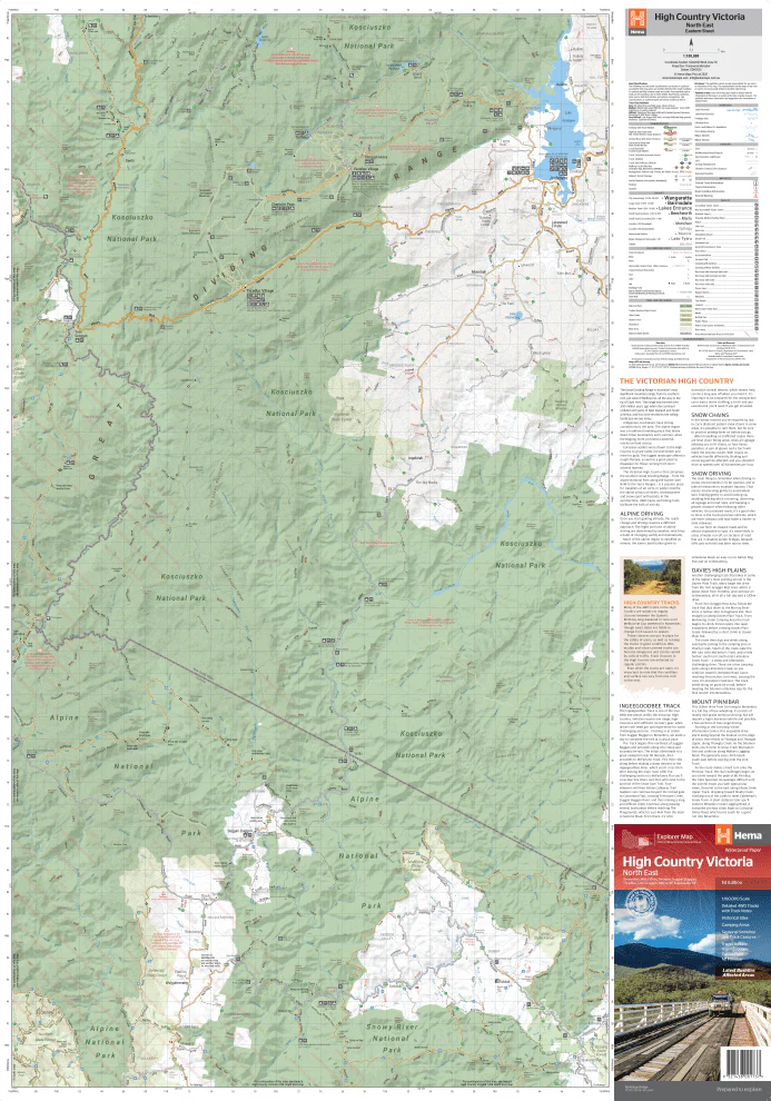 The Victorian High Country - North Eastern Map - OE - Image 3