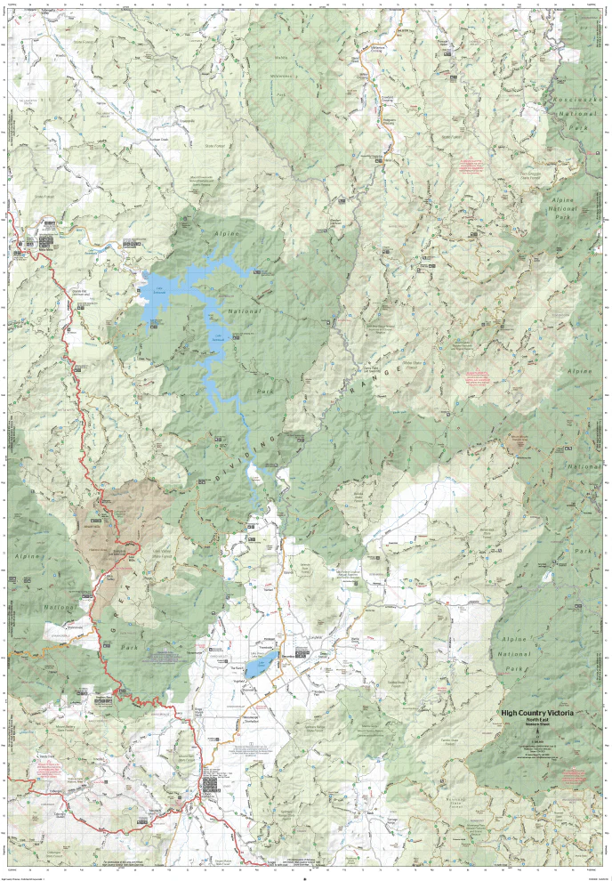 The Victorian High Country - North Eastern Map - OE - Image 5