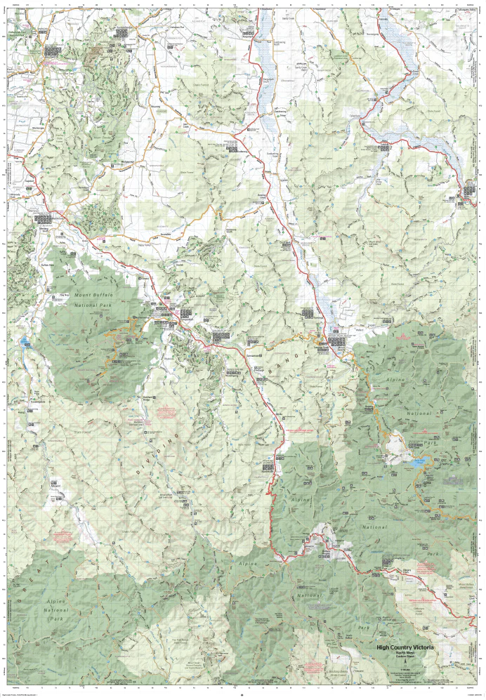 The Victorian High Country - North Western Map - OE - Image 4