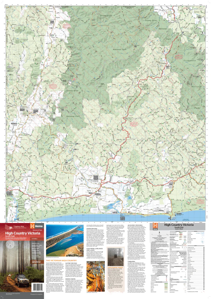 The Victorian High Country - South Eastern Map - OE - Image 3