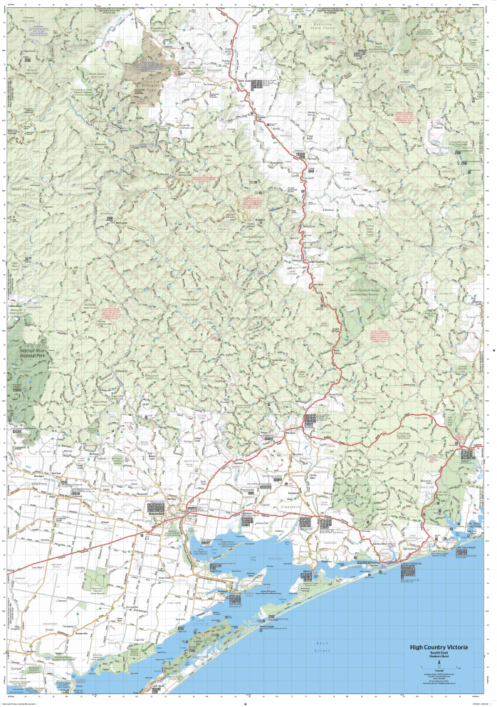 The Victorian High Country - South Eastern Map - OE - Image 5