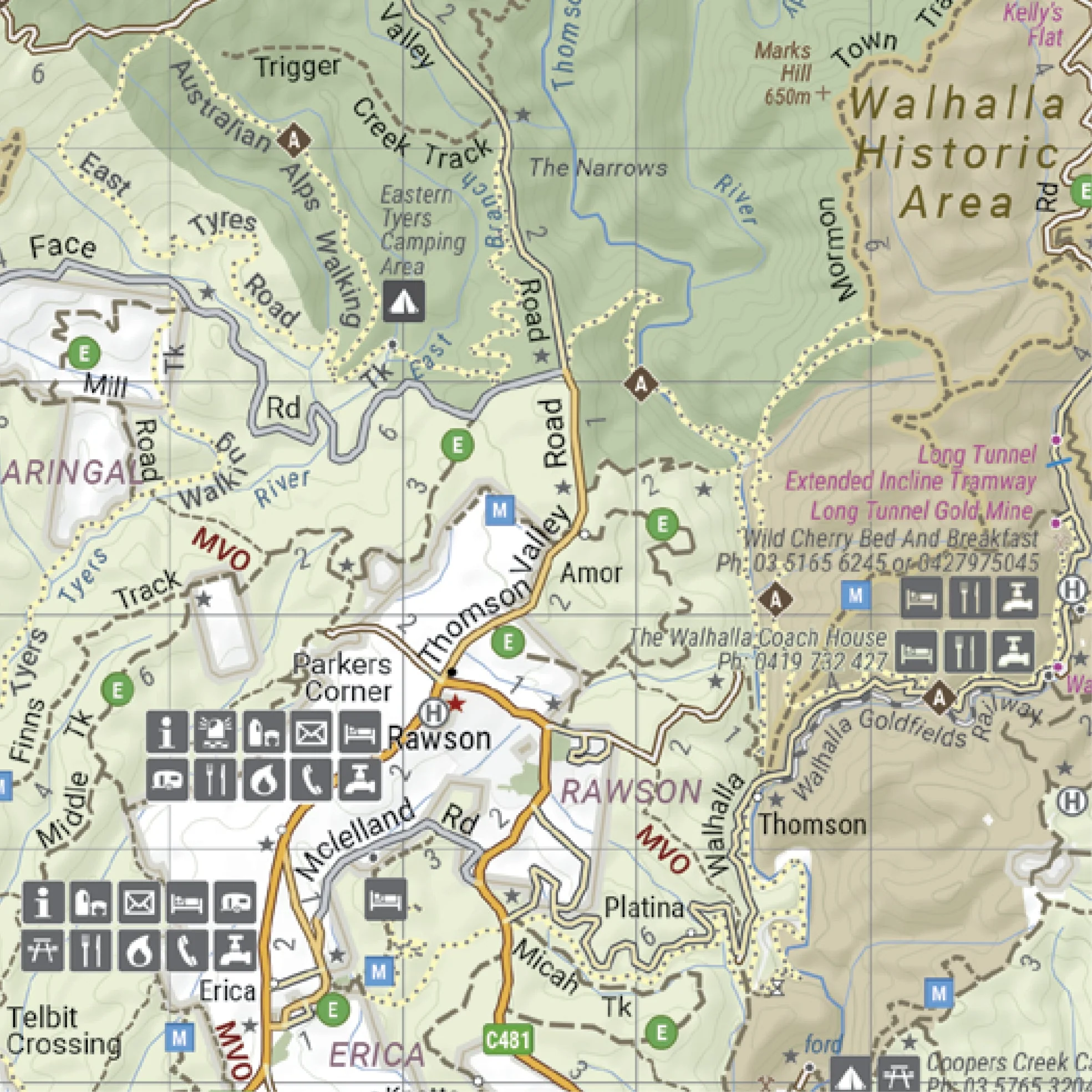 The Victorian High Country - South Western Map - Image 3