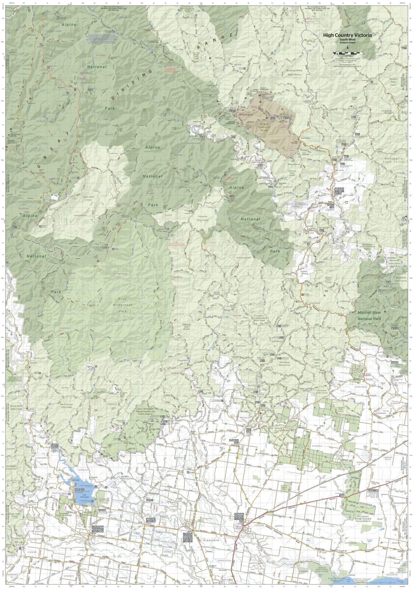 The Victorian High Country - South Western Map - Image 5