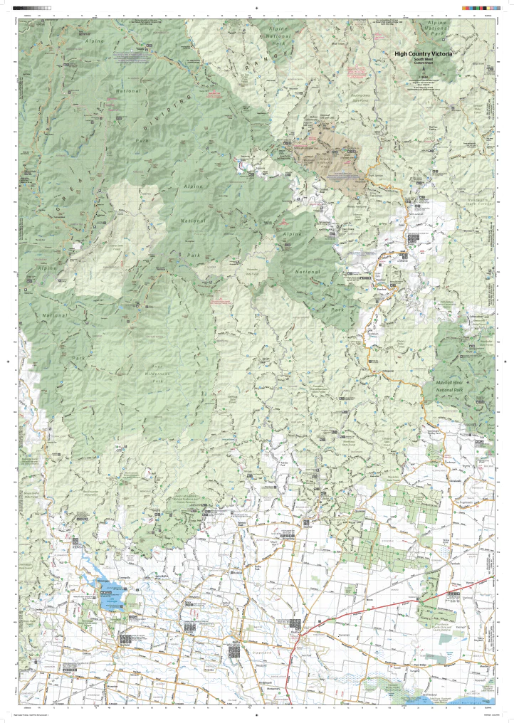 The Victorian High Country - South Western Map - OE - Image 4