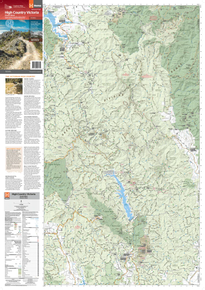 The Victorian High Country - South Western Map - OE - Image 6
