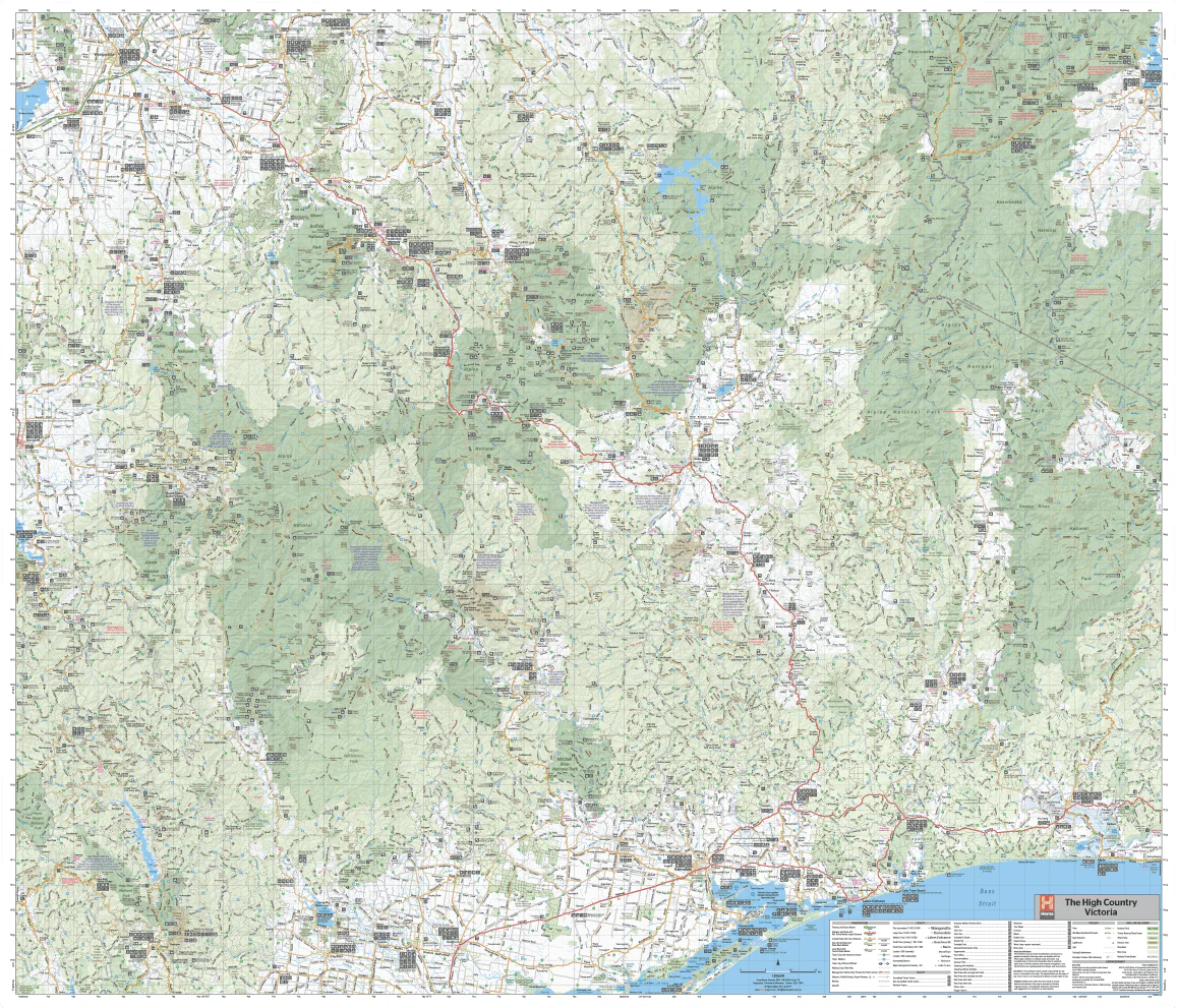 The Victorian High Country Wall Map - Image 3