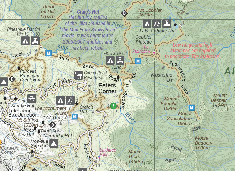 The Victorian High Country Wall Map - Image 4