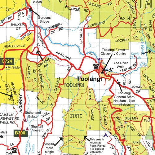 Toolangi - Black Range Map - Image 2
