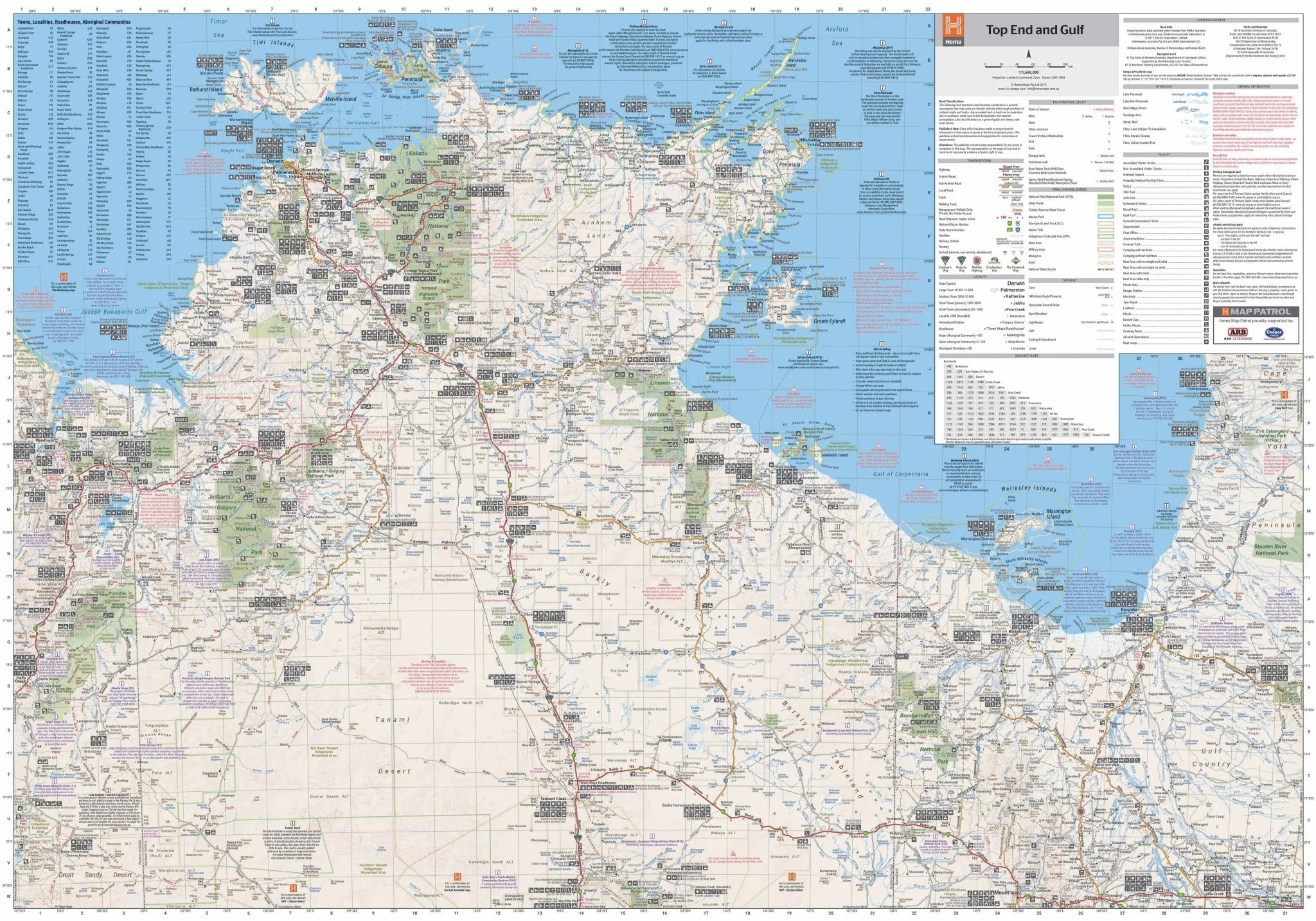 Top End and Gulf Map - Image 3