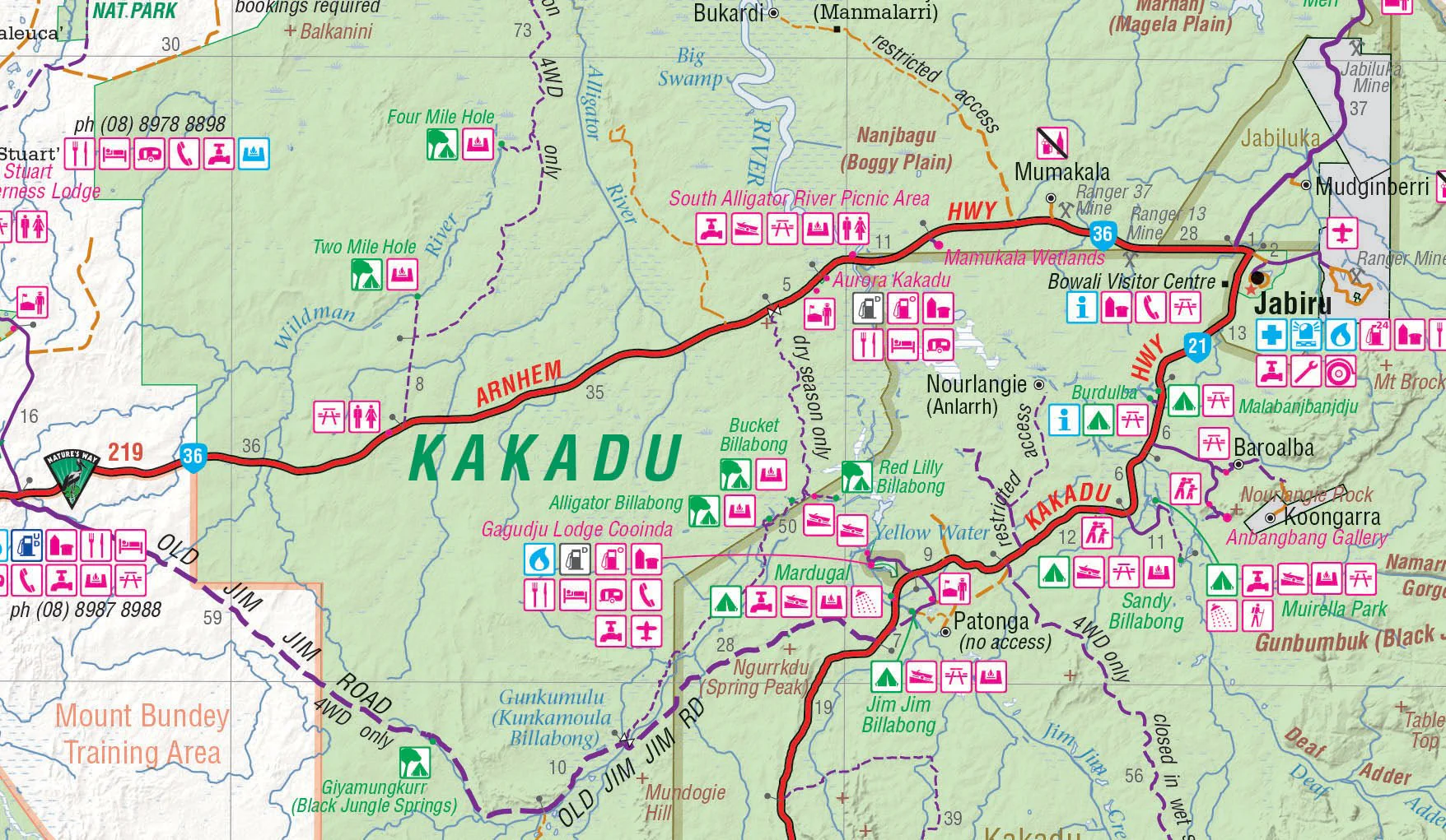 Top End National Parks Map: Litchfield, Katherine & Kakadu - Image 4