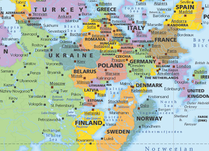 Upside Down World in Envelope Folded Map - Image 4