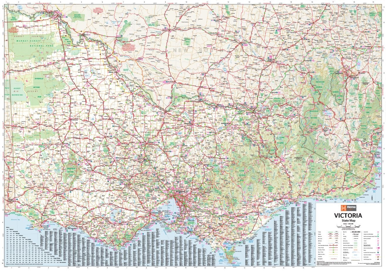 Victoria State Map - Image 6