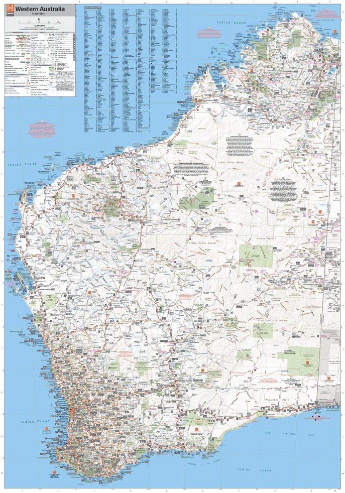Western Australia State Map - Image 3